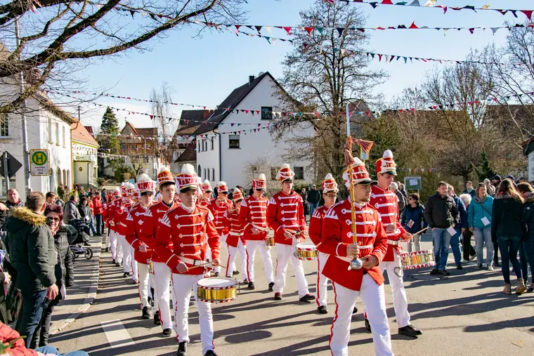 Fanfarenzug im Narrenzug 2019