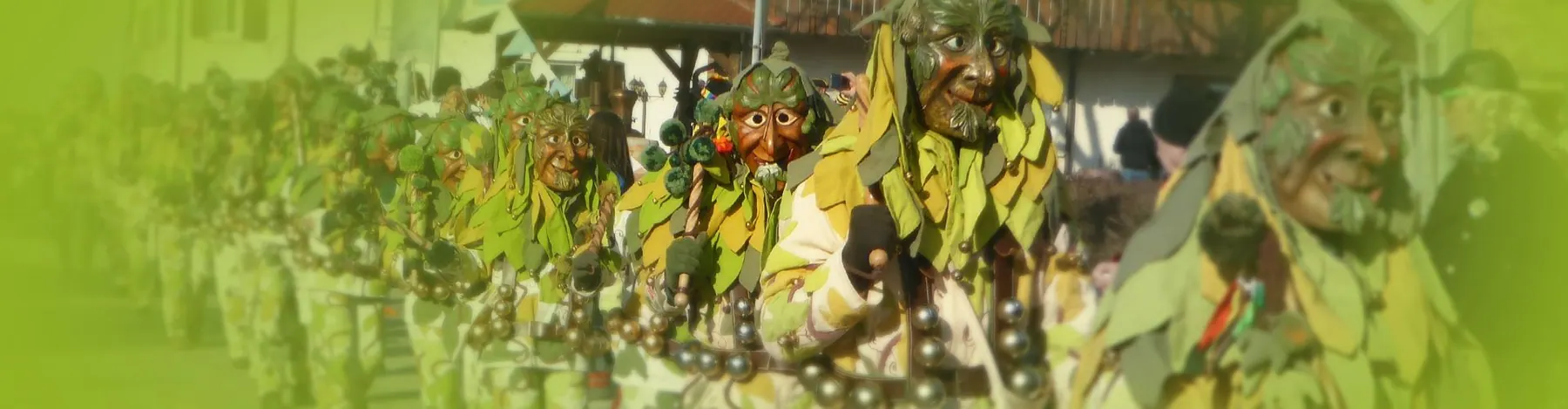 Hopfen Hopser beim Umzug (Banner)