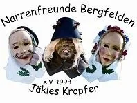 Logo Narrenfreunde Bergfelden Jäkles Kropfer e.V. 1998