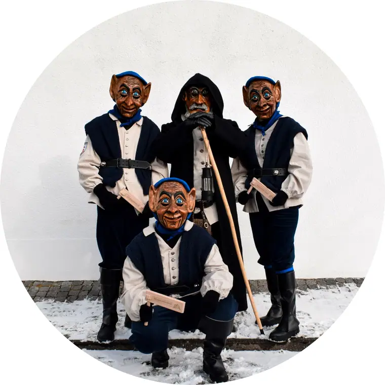 Gruppenbild Berggeist und Bergwerkkobolde