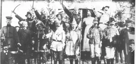 Historisches Foto: Fasnet um 1911