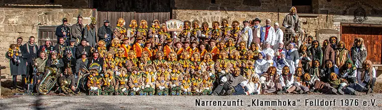 Gruppenfoto der gesamten Zunft